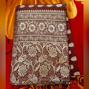 It’s a brand new Indian saree with blouse pieces.